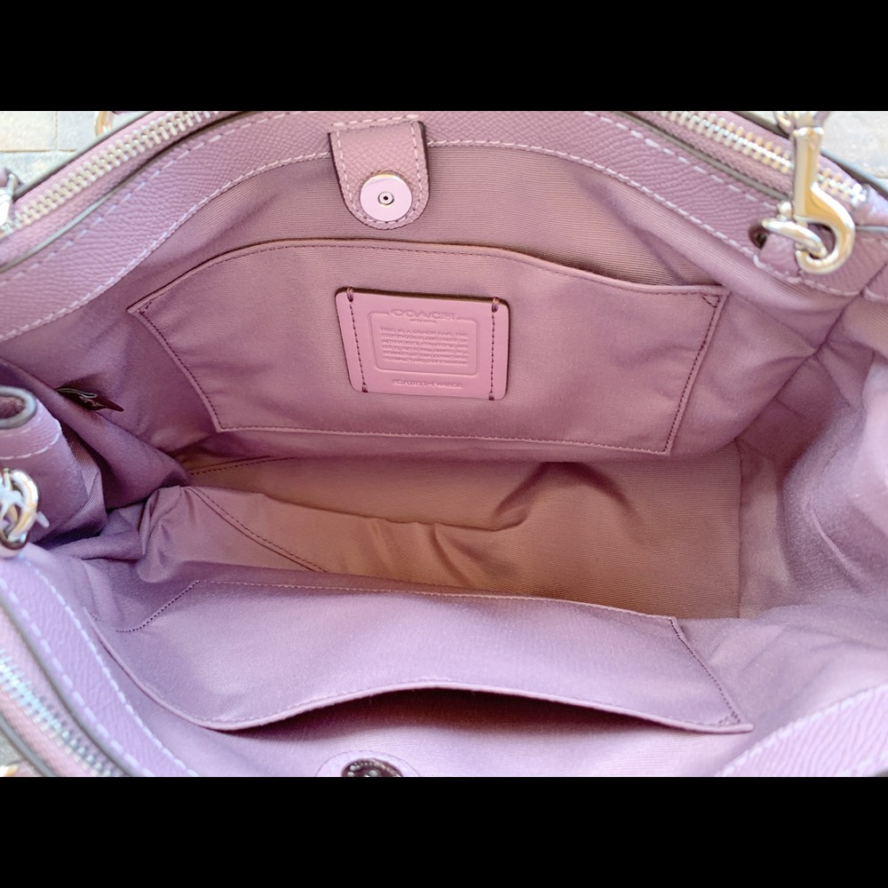 Coach Purse Purple satchel bag - Picture 6 of 6
